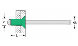 countersunk head
