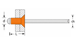stainless steel countersunk head