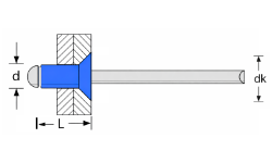 stainless steel countersunk head