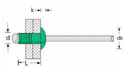 open type rivet