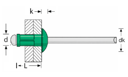 open type rivet